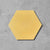 Canola Yellow Hexagonal Cement Tile